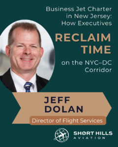 Business Jet Charter for Executives: How New Jersey Companies Optimize Travel Time