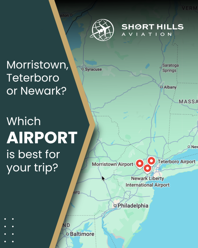 Morristown vs. Teterboro vs. Newark: Which Airport Makes the Most Sense for Private Charter?